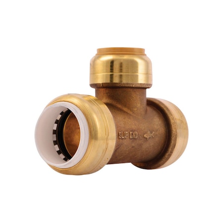 Sharkbite SharkBite Push to Connect 3/4 in. IPS X 3/4 in. D CTS Brass Slip Tee UIP372A